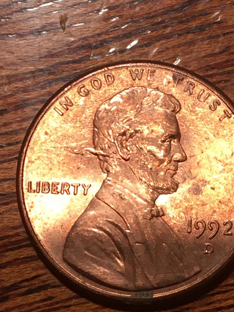 1992-D-Cent-Die-Cud-Or-Clash?