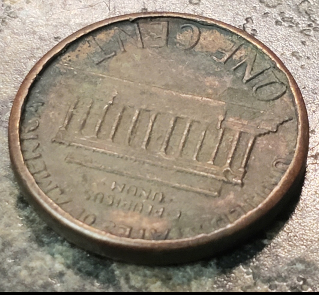 1972-D-Cent---Serious-Rim-Damage