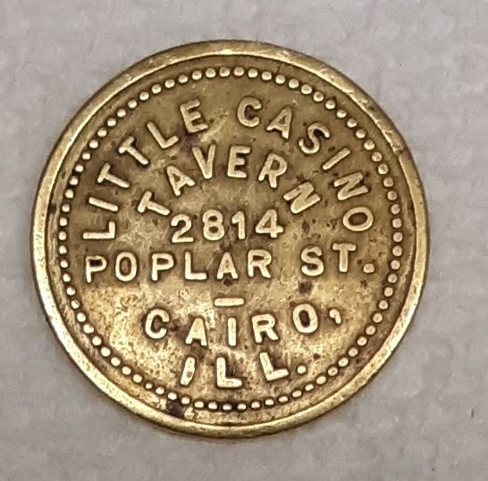 Cairo,-Il.-Five-Cent--Bar-Token