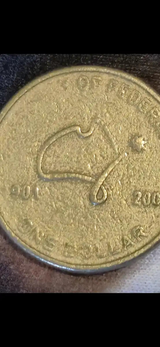 2001-$1-Centenary-Of-Federation-Large-Dye-Fill-Error?