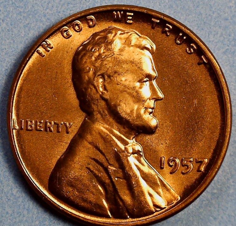 Guess-Which-Of-These-Two-Coins-Is-Graded-MS-67+--By-PCGS-1957-Lincoln