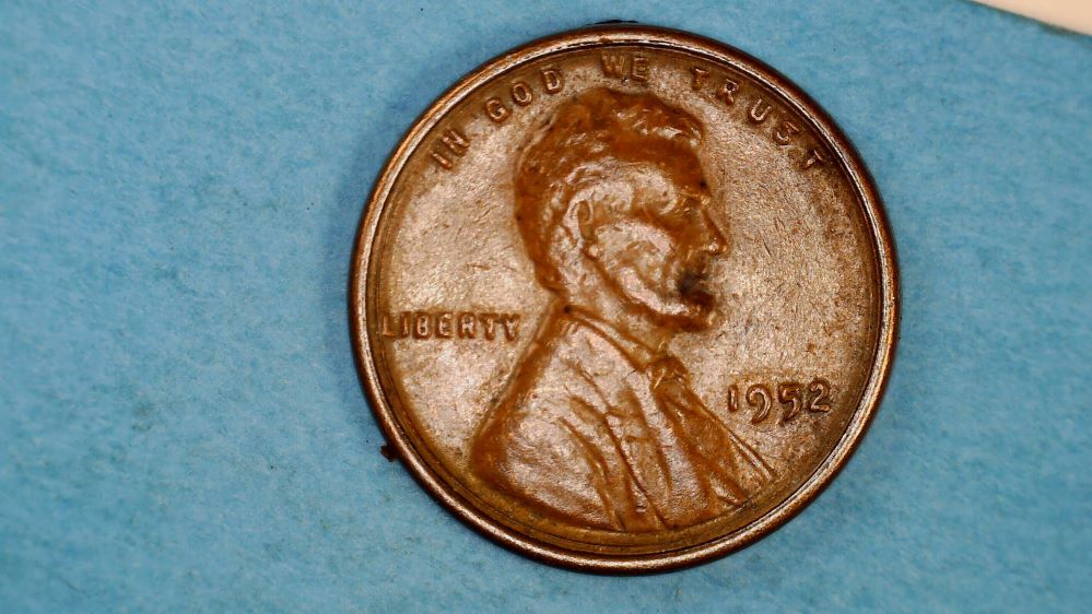 1952-And-1936-Lincoln-Cents,-Was-This-Part-Of-Some-Costume-Jewelry?