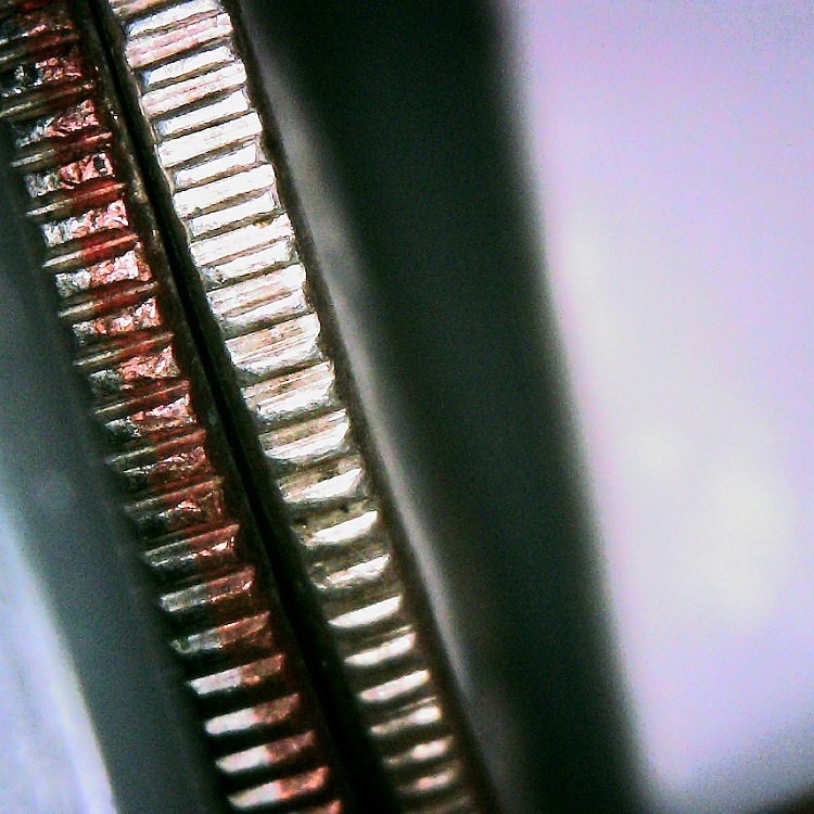 Silver-Quarter-Unknown-Date,-Struck-On-A-Tapered-Planchet,-5.45gms