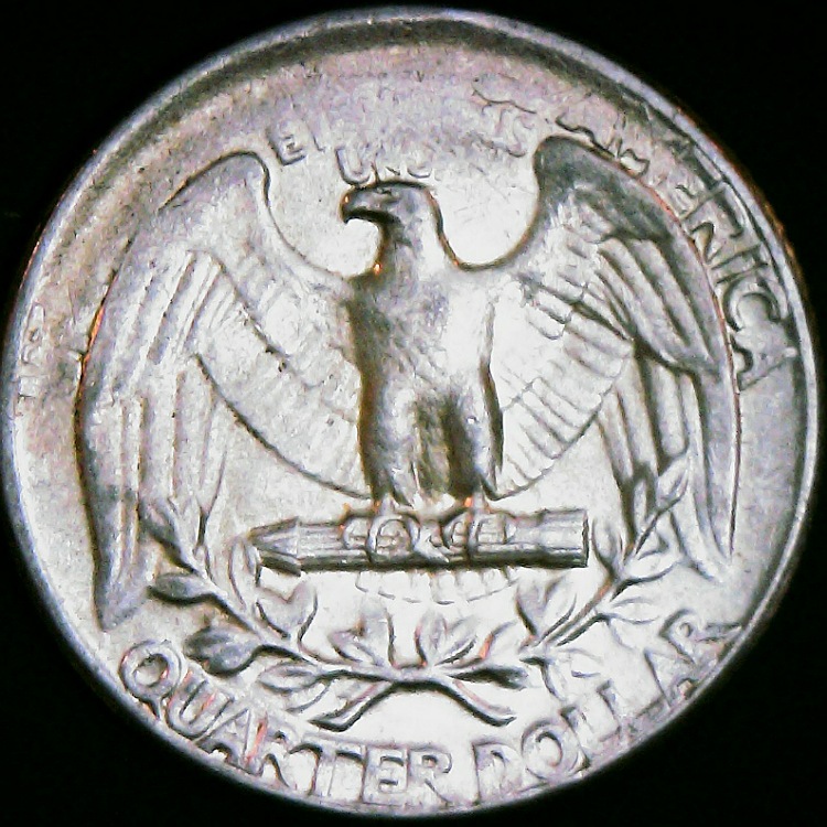Silver-Quarter-Unknown-Date,-Struck-On-A-Tapered-Planchet,-5.45gms