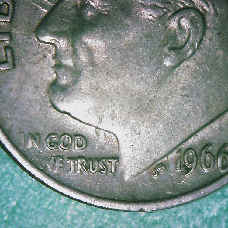 1966-P-Clashed-Roosevelt-Dime