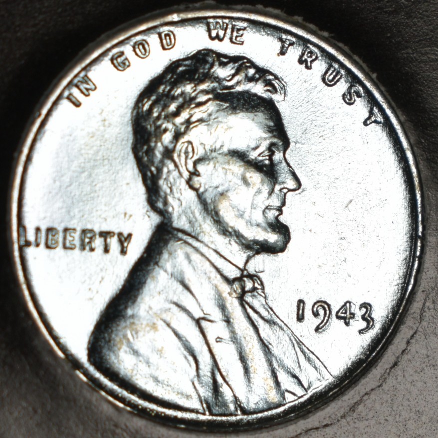 1943-Steel-Cent-Repunched-Date?-Die-Clash?