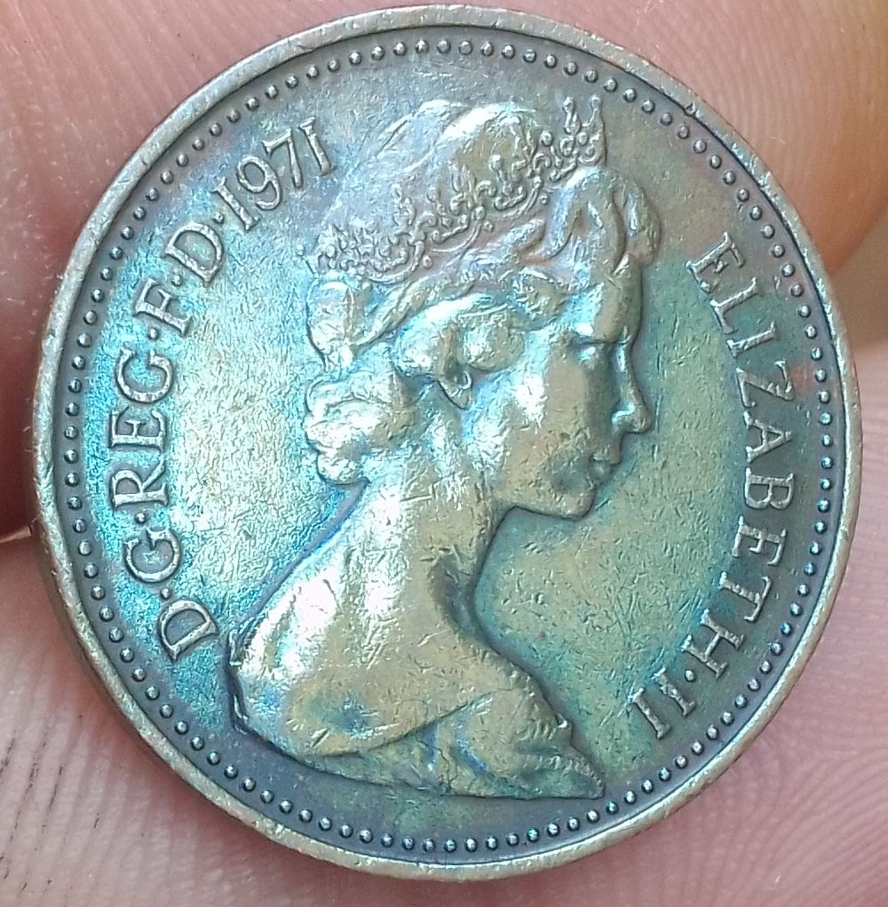 1-New-Penny-1971-Questions-About-Color-Change-And-DD