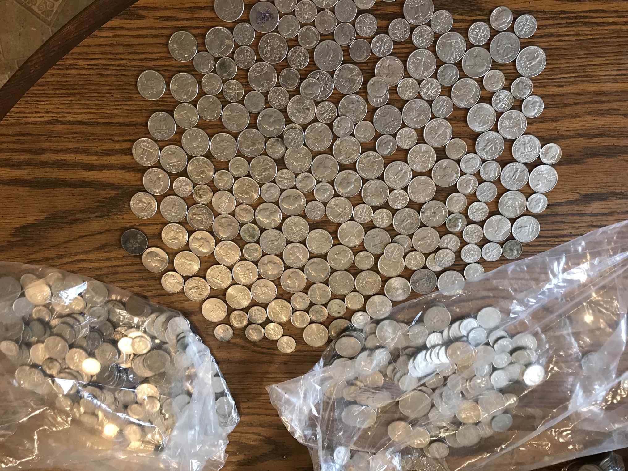 Is-It-Worth-Looking-At-Every-Dime/Quarter-In-This-Pic-Just-For-The-Silver?