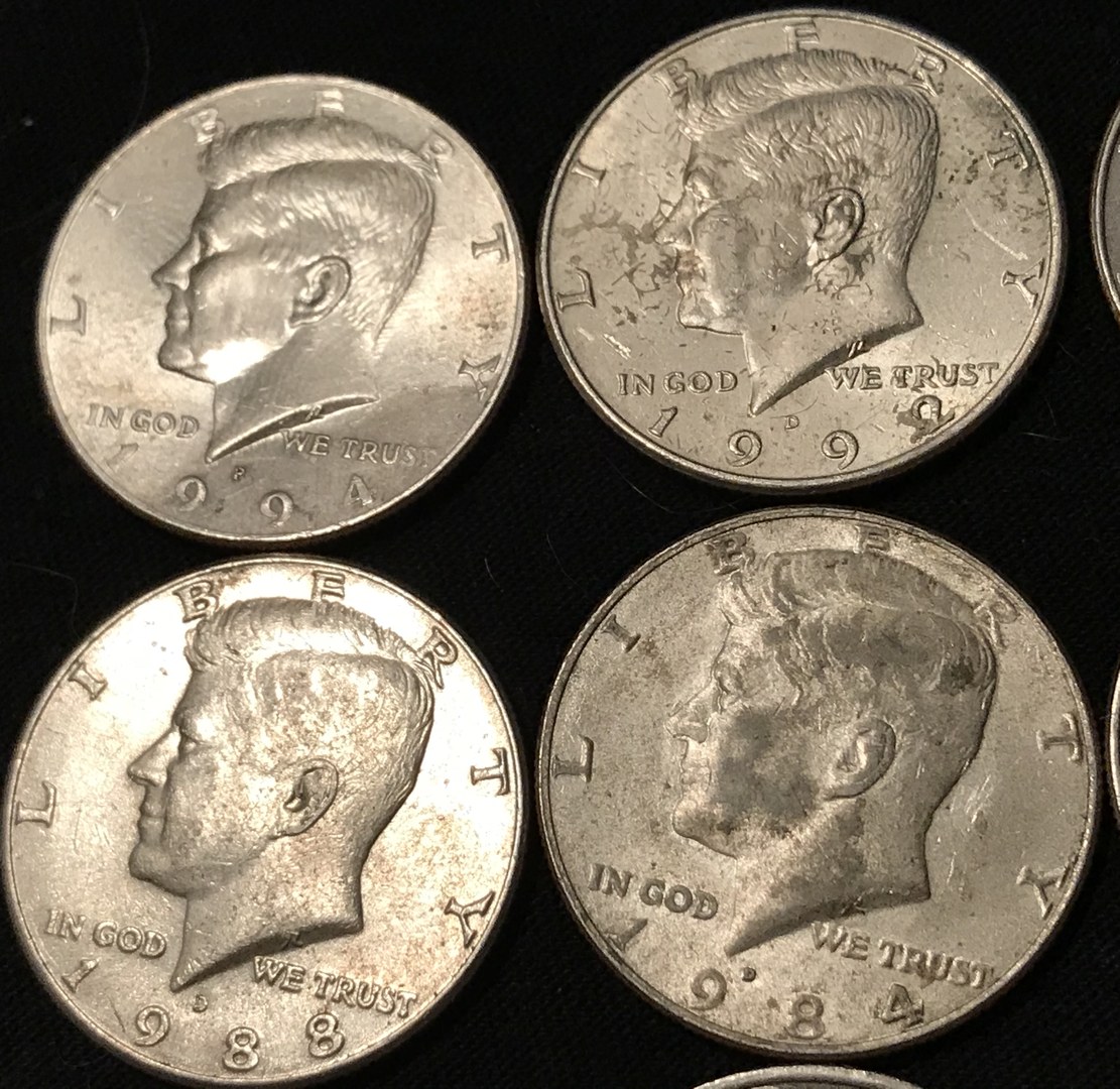 Found---14-Kennedy-Half-Dollars---Dates-Go-From-1994-To-1964.-Is-It-Cool?
