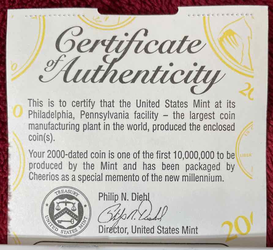 Cheerio-2000-Lincoln-Cent
