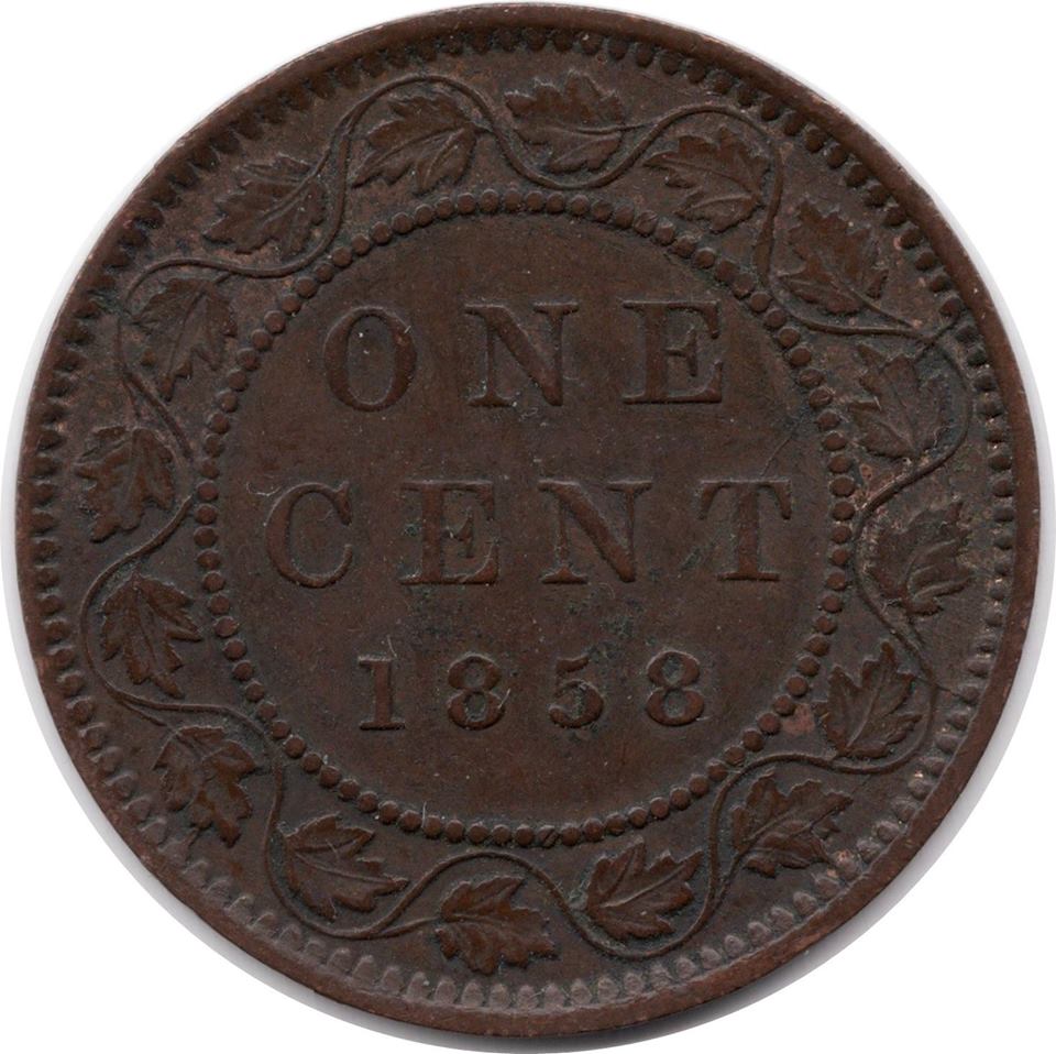 1858-Canada-One-Cent