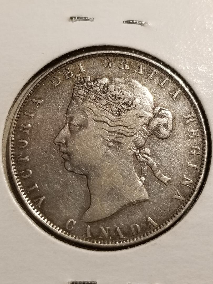 1871-Canada-50-Cents