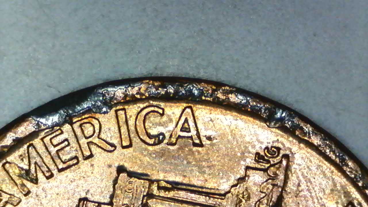 1991-Penny-Rim-Damage-Or-Deterioration