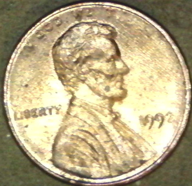 1992-Penny--Rust-Missing-And-Date