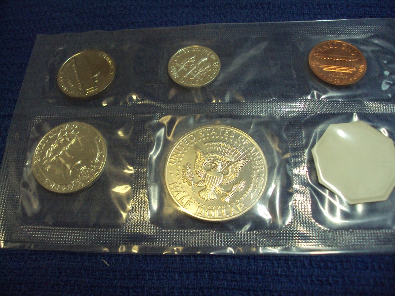 1964-Kennedy-Half-Dollar--Accent-Hair--In-Proof-Set