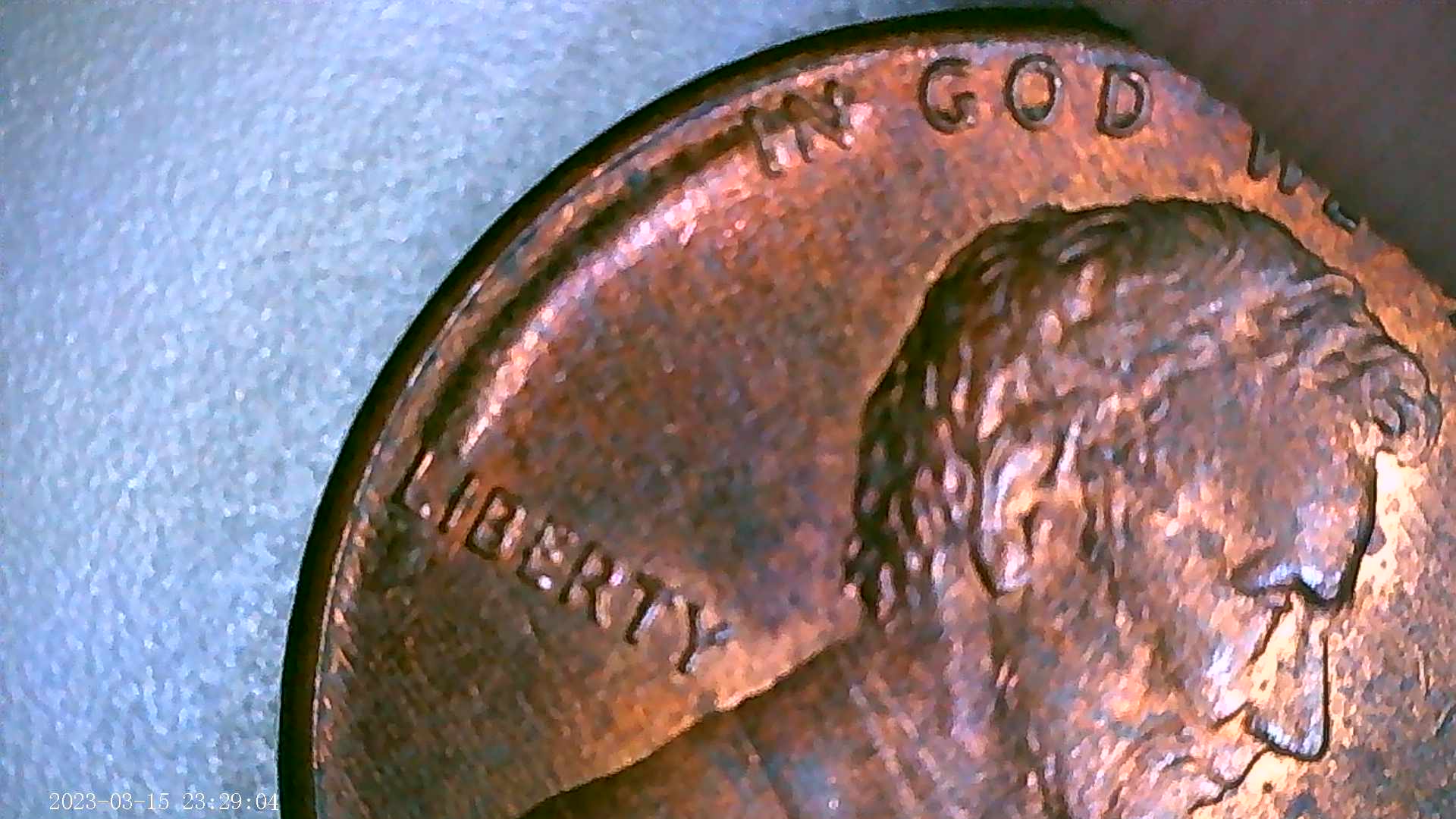 Penny-With-Strange-Raised-Area-Near-The-Rim