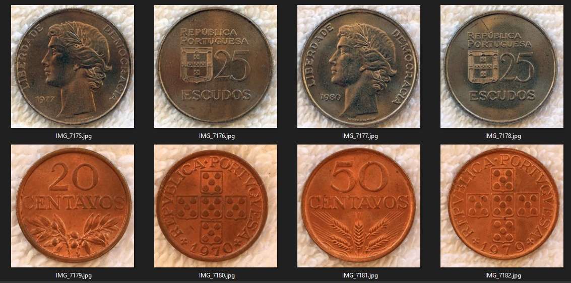 A-Collection-Of-Coins-From-Portugal