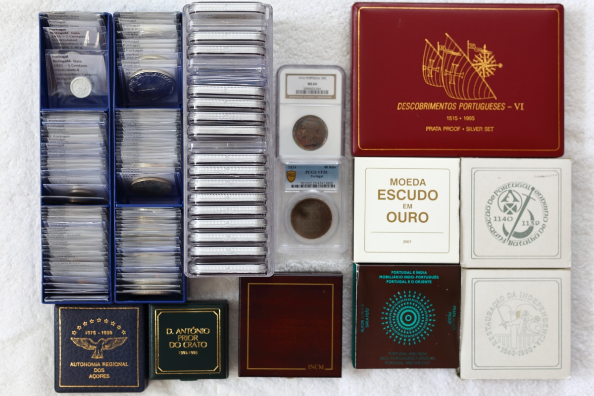 A-Collection-Of-Coins-From-Portugal