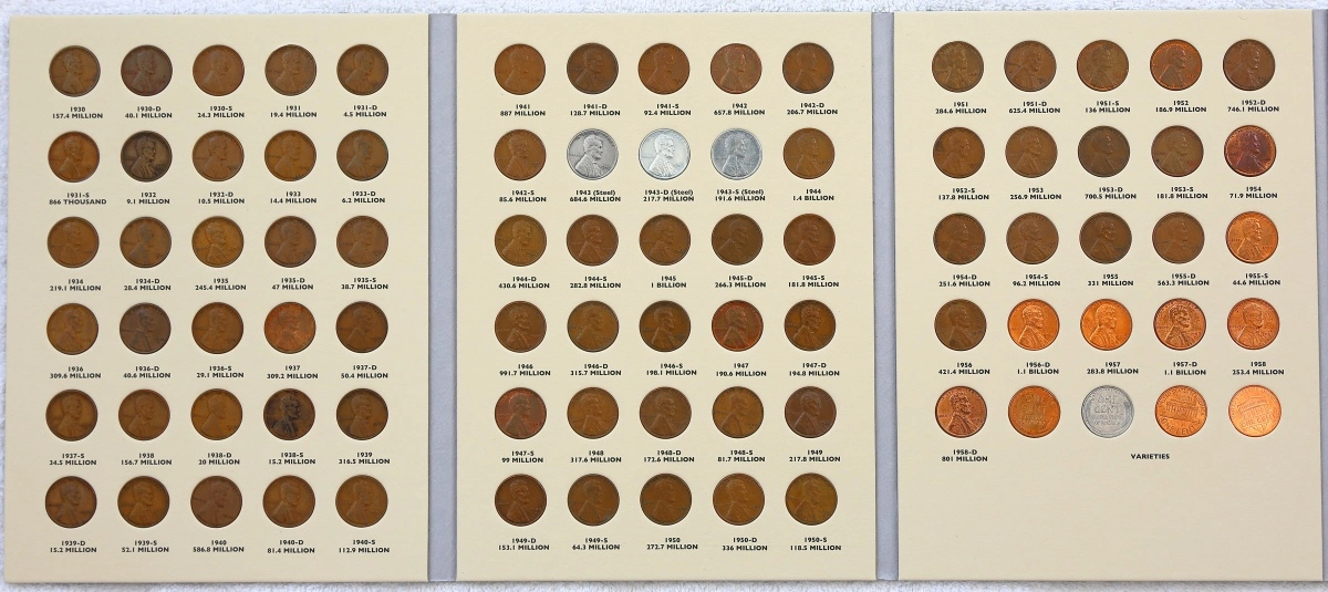 My-Collection-Of-Lincoln-Cents