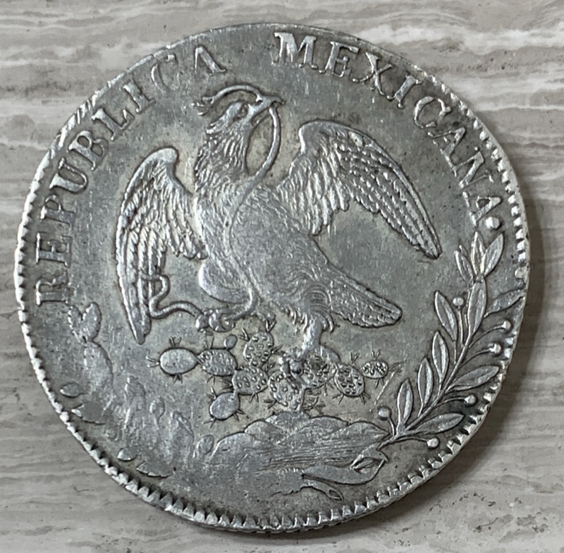 Mexico-8-Reales-1832-Zs-Overweight---27.274g