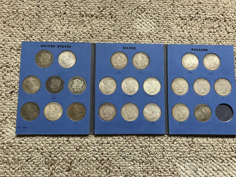 Looking-For-Ballpark-Value-On-Lot-Of-Morgans-And-Peace-Dollars