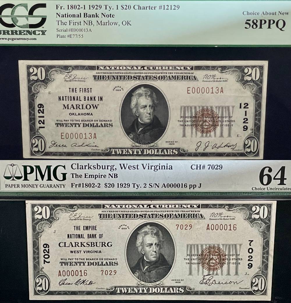 Small-Size-National-Bank-Note-Type-Set