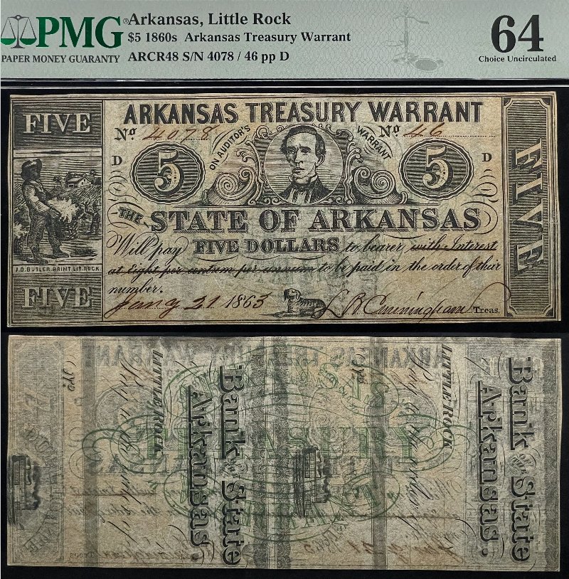 Hokiefan's-Collection-Of-Arkansas-Obsoletes,-Scrip-And-National-Bank-Notes