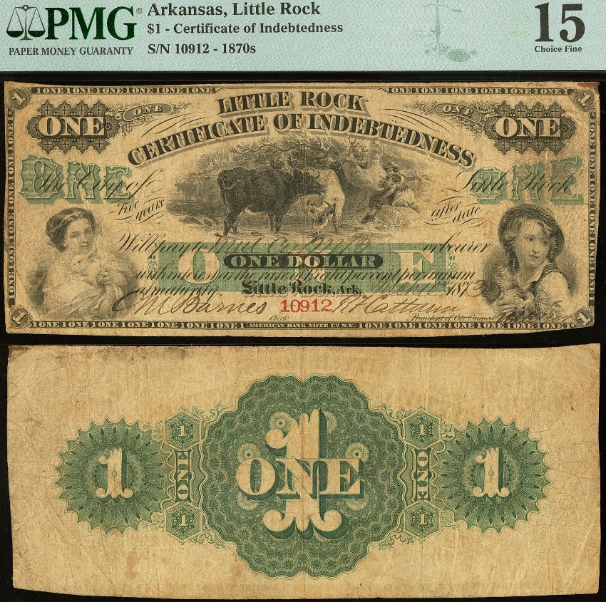 Hokiefan's-Collection-Of-Arkansas-Obsoletes,-Scrip-And-National-Bank-Notes
