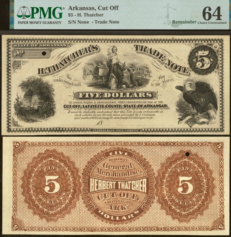 Hokiefan's-Collection-Of-Arkansas-Obsoletes,-Scrip-And-National-Bank-Notes