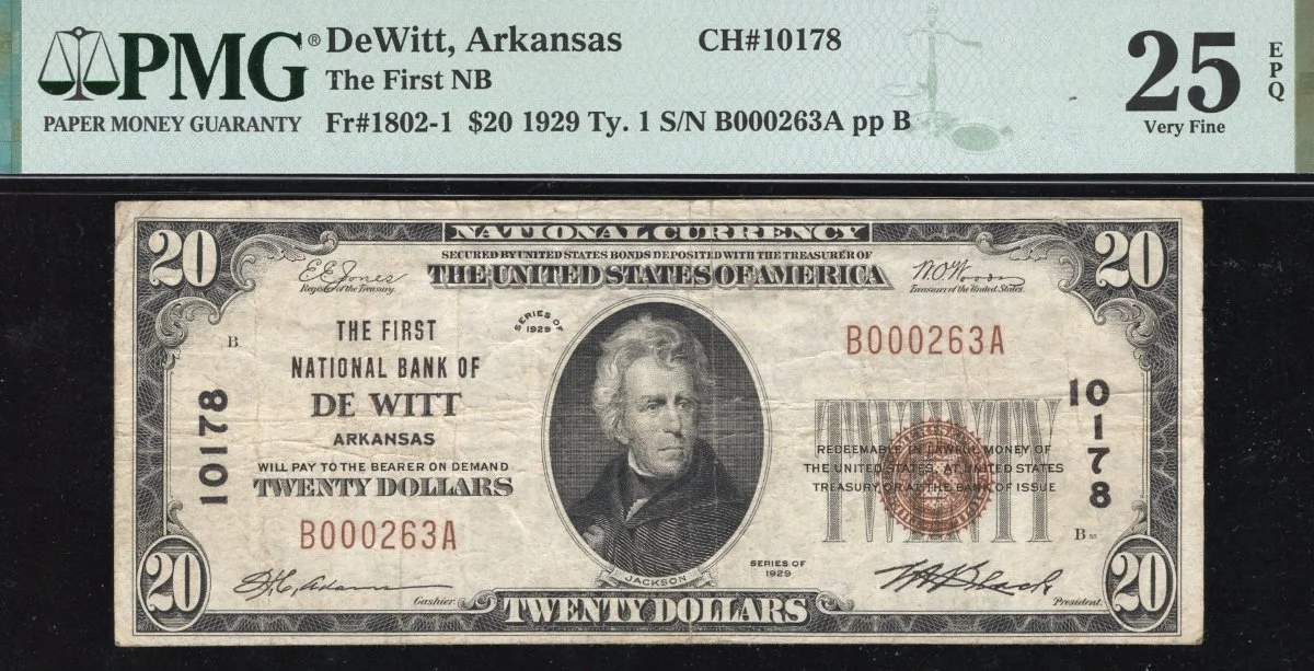 Hokiefan's-Collection-Of-Arkansas-Obsoletes,-Scrip-And-National-Bank-Notes