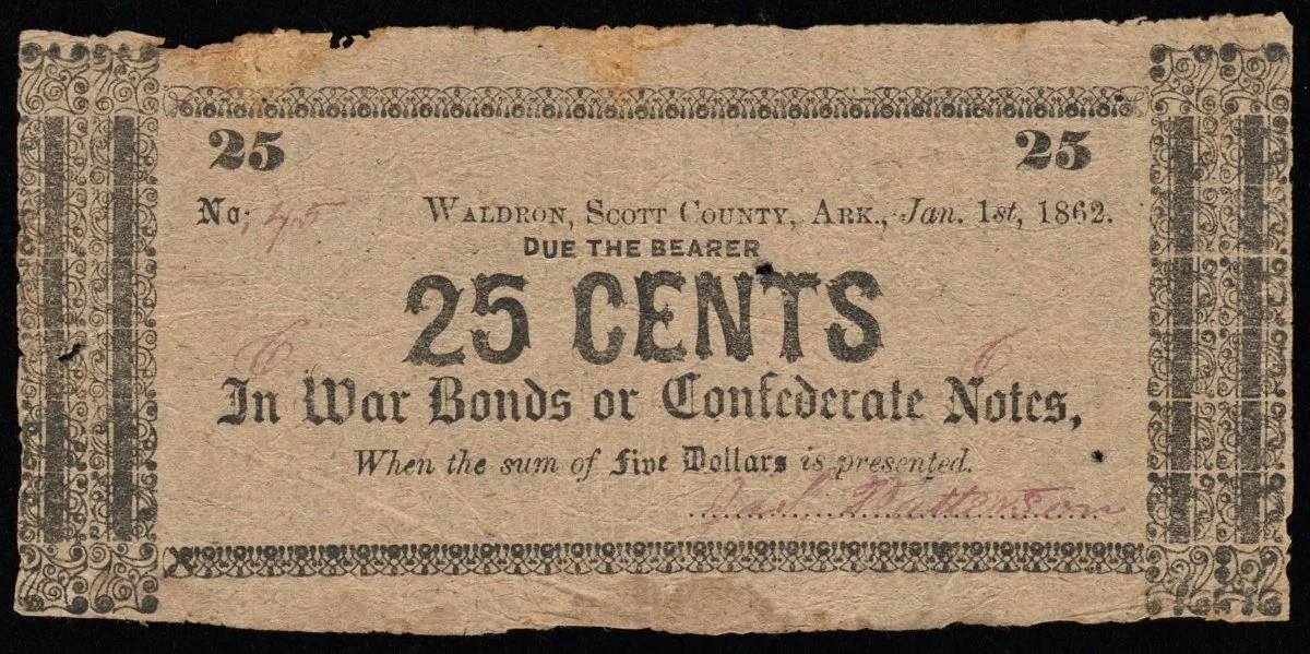 Hokiefan's-Collection-Of-Arkansas-Obsoletes,-Scrip-And-National-Bank-Notes