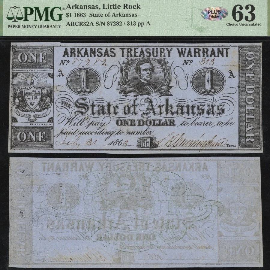 Hokiefan's-Collection-Of-Arkansas-Obsoletes,-Scrip-And-National-Bank-Notes