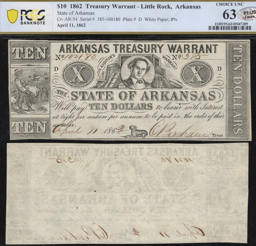 Hokiefan's-Collection-Of-Arkansas-Obsoletes,-Scrip-And-National-Bank-Notes