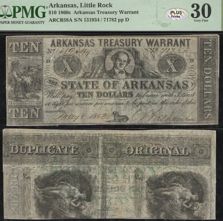 Hokiefan's-Collection-Of-Arkansas-Obsoletes,-Scrip-And-National-Bank-Notes