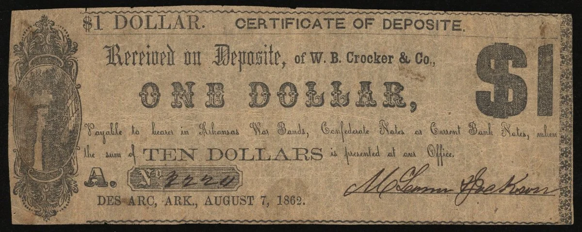 Hokiefan's-Collection-Of-Arkansas-Obsoletes,-Scrip-And-National-Bank-Notes