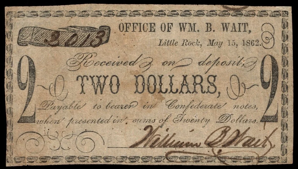 Hokiefan's-Collection-Of-Arkansas-Obsoletes,-Scrip-And-National-Bank-Notes