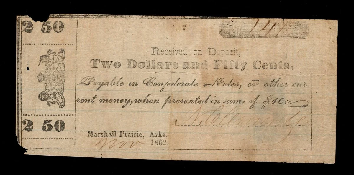 Hokiefan's-Collection-Of-Arkansas-Obsoletes,-Scrip-And-National-Bank-Notes