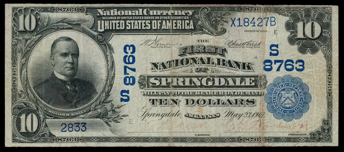 Hokiefan's-Collection-Of-Arkansas-Obsoletes,-Scrip-And-National-Bank-Notes