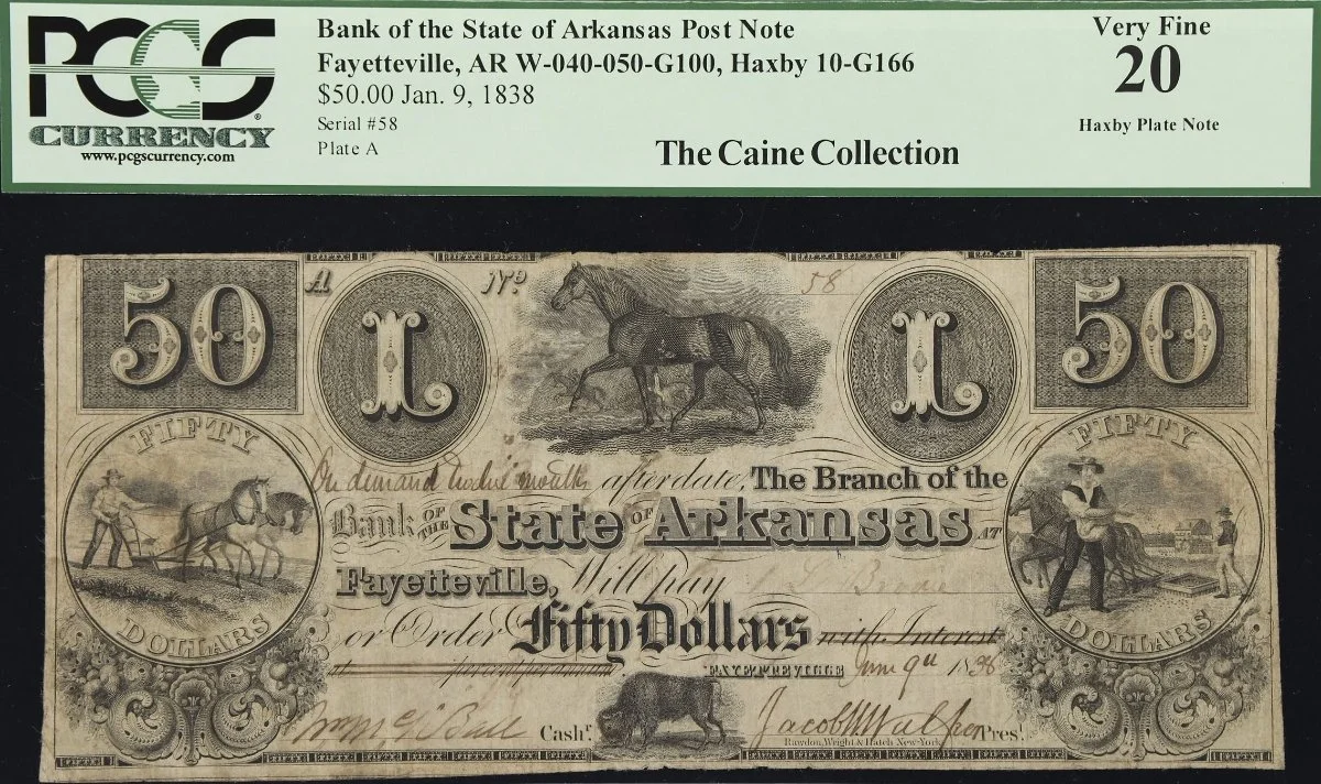 Hokiefan's-Collection-Of-Arkansas-Obsoletes,-Scrip-And-National-Bank-Notes