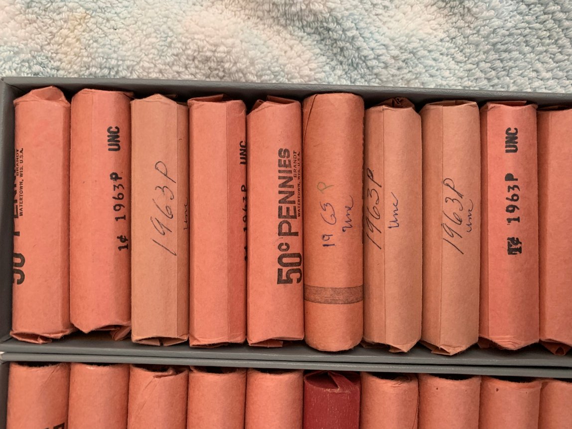 Picked-Up-A-Box-Of-Pennies-And-Was-Given-Someones-Collection-Instead.
