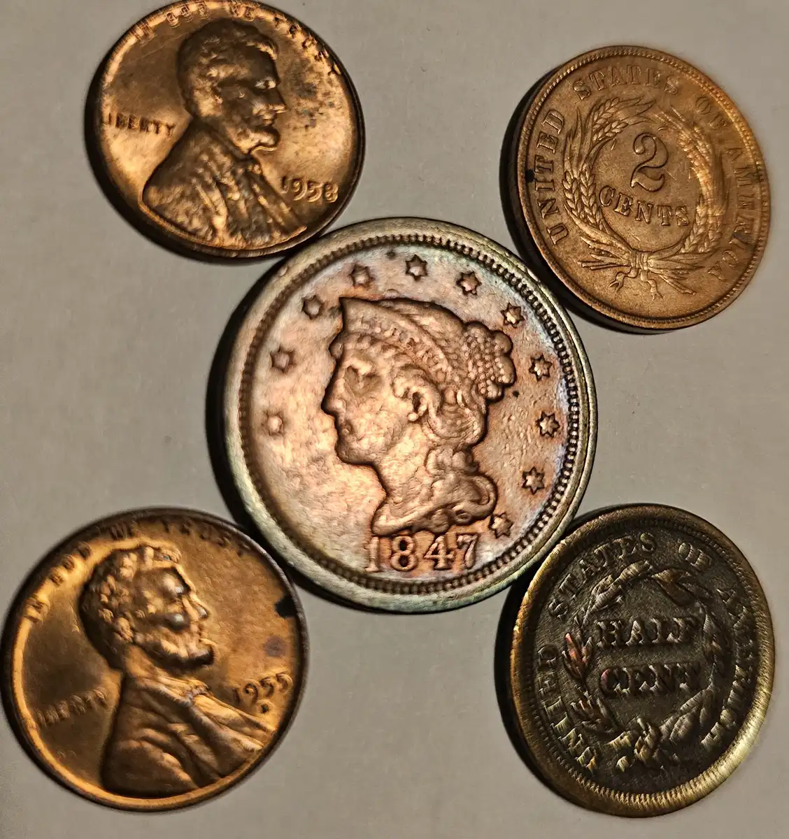 Weird-Lot-Of-Older-Coins-Blank-Planchets,-Cropped-More.