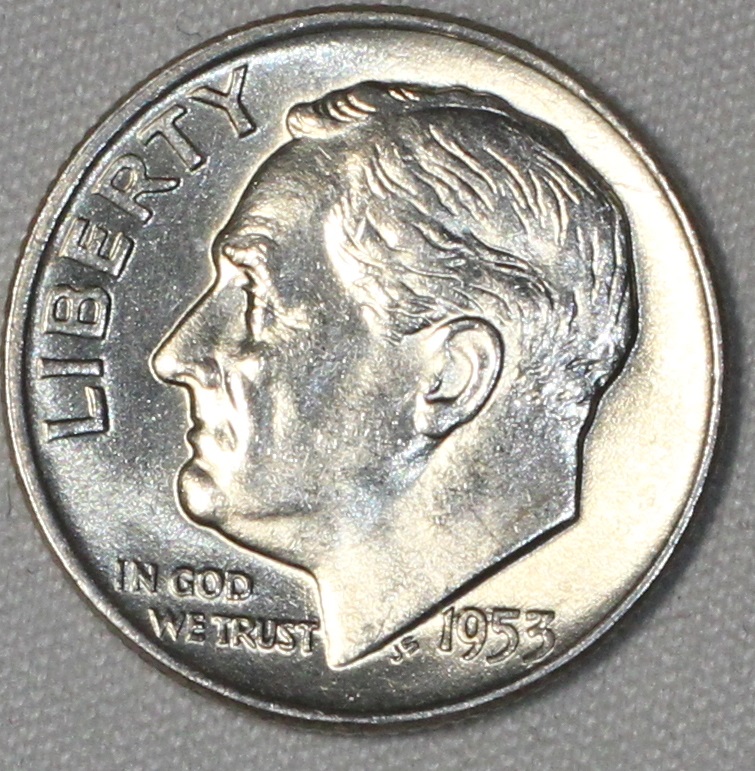 Unc-1953-D-Roosevelt-Dime