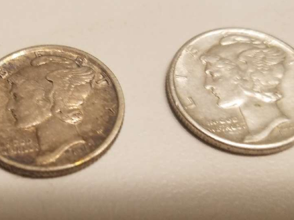 Pre-1950-Dansco-Paper-Album-Ruins-My-Mercury-Dimes,-Help