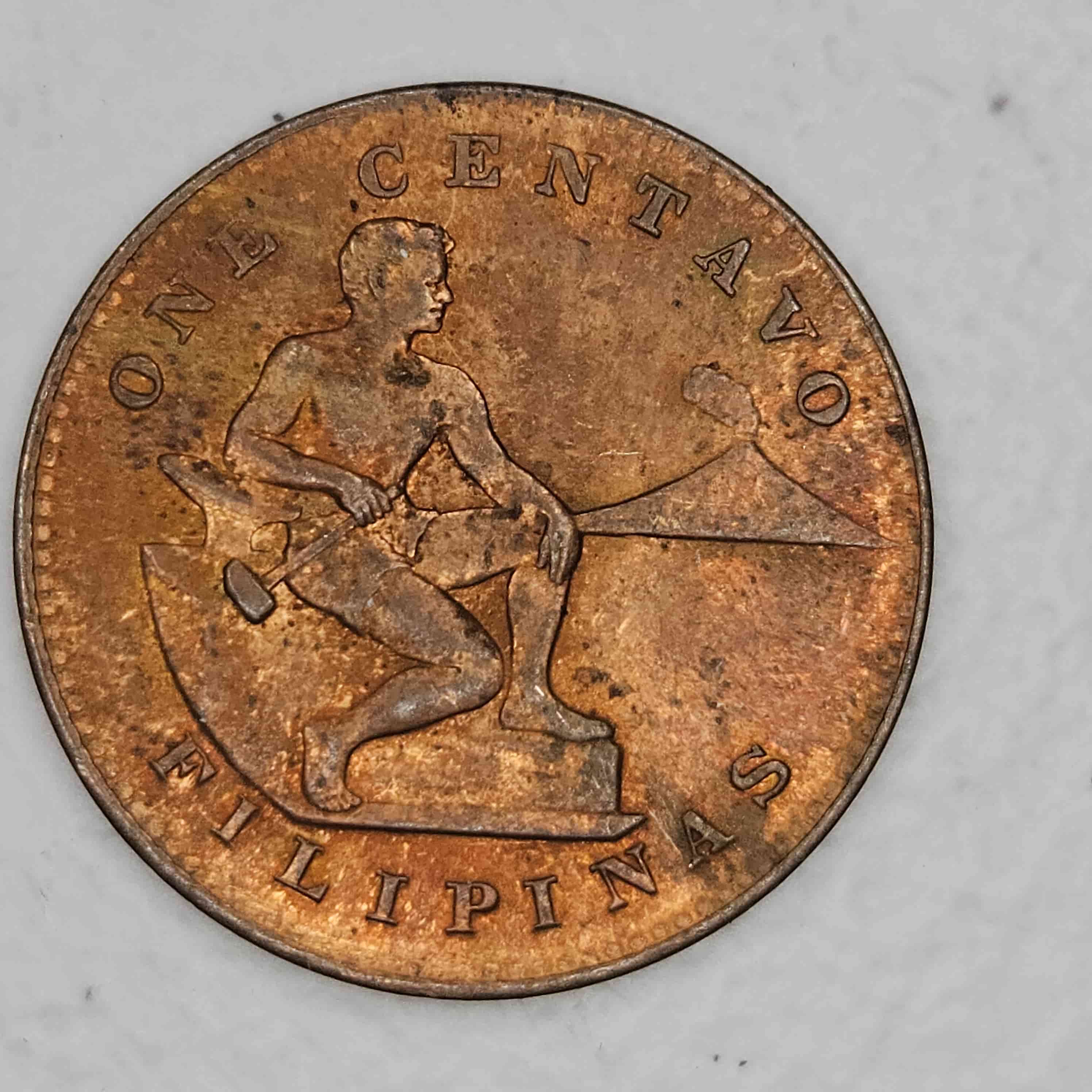 1944-Philippines/Usa-One-Centavo-Wasn't-Sure-If-I-Should-Submit-Under-US-Or-World