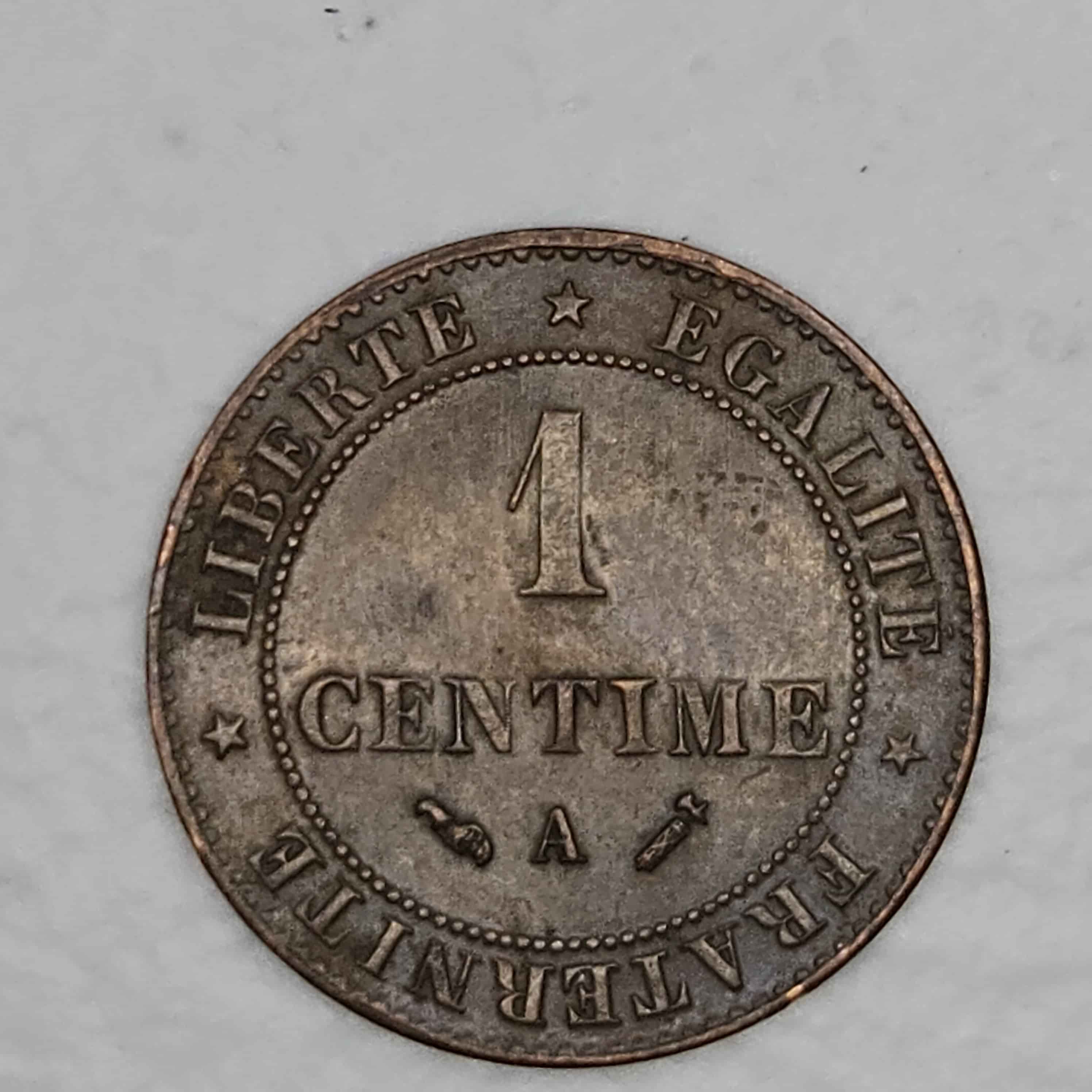 French-1886-1-Centime