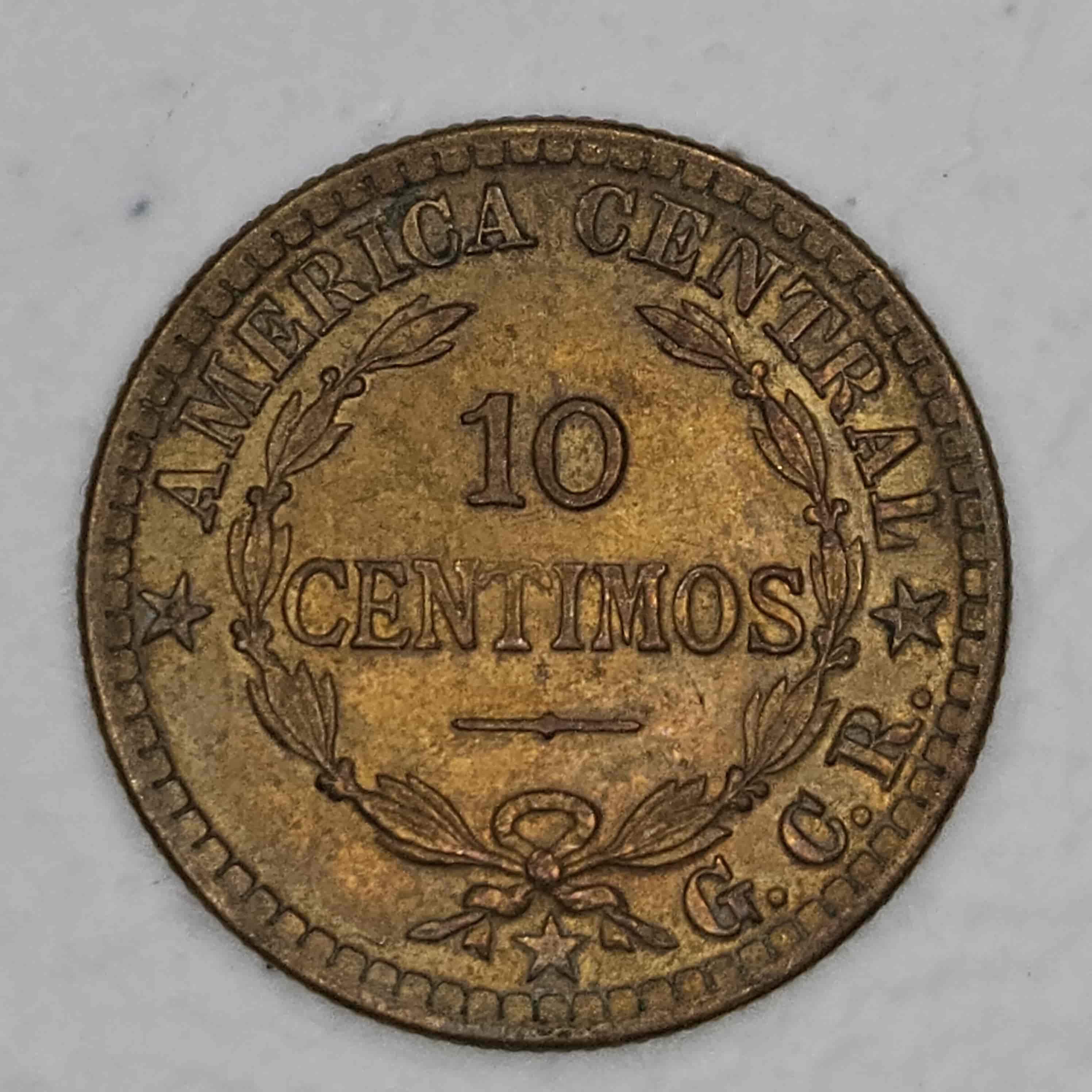 1922-Costa-Rica-10-Centimos