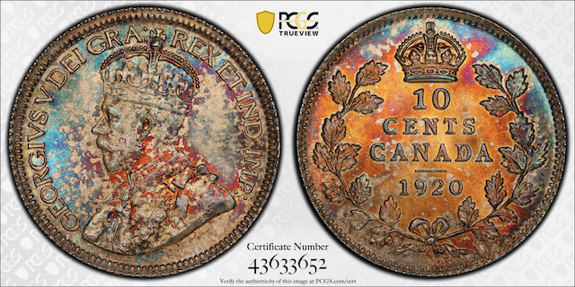 Toned-Canadian-Coins