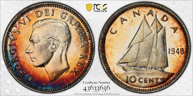 Toned-Canadian-Coins