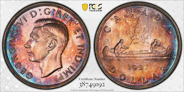 Toned-Canadian-Coins
