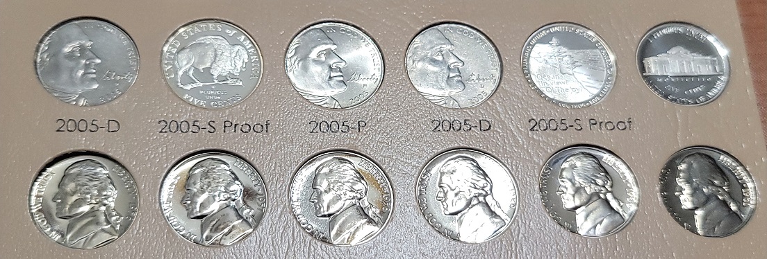 Proof-Jefferson-Nickels-1938-1942,-1950-1964,-1968-2003